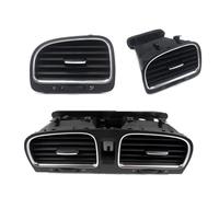 Chrome Air Conditioning Vents Air AC Vent Outlet Ventilation For VW For Golf 6 MK6 CFCKHPTHAZ(Full Set)