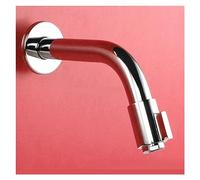 Chrome All Copper Single Cold Faucet Basin Into The Wall Taps