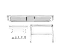 Chrome Aluminum Bumper Set Front And Rear Compatible With 1 10 Scale FMS FCX10 K5(Front)