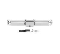 Chrome Aluminum Bumper Set Front And Rear Compatible With 1 10 Scale FMS FCX10 K5(Rear)