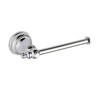 Chrome Astely Open Toilet Roll Holder - Wall Mounted Modern Design Gloss Finish