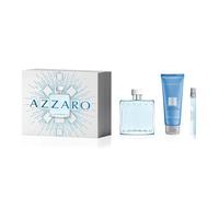 Chrome Azzaro Chrome 3 Piece Gift Set: Eau de Toilette 100ml - Eau de Toilette 10ml - Hair Body Shower Gel 75ml