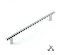 Chrome Bar Kitchen Cabinet Door Handle Cupboard Drawer Bedroom Furniture Handles 128mm