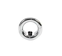 Chrome Basin Sink Overflow Cover Trim 25mm Hole