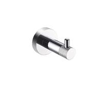Chrome Bathroom Accessories Set Wall Mount Knurled Bath Shelf Robe Hanger Toilet Paper Holder Towel Bar Rack Stainless Steel,single robe hook