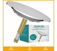 Chrome Bathtub Drain Stopper Universal Bath Plug 72mm Ø 44mm Seal