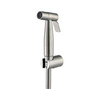 Chrome Bidet Faucet - Brass Handheld Shower Douche Spray Toilet Shattaf Sprayer, Adjustable Pressure, Easy Installation, Hygienic Bathroom Accessory