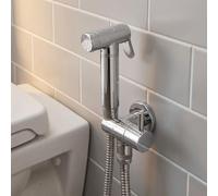 Chrome Bidet Sprayer Tap Expendable Handle 1.5m Hose