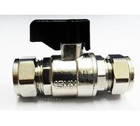CHROME BOLOFIX 15MM LEVER THUMB TURN **FULL BORE** ISOLATING SERVICE VALVE