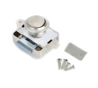 (Chrome) Camper Car Push Lock RV Caravan Boat Motor Home Cabinet Drawer Latch Button