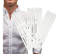 Chrome Cherry CollarLift,Collar Stiffeners, Adhesive Placket Stays to Hold Up Shirt Collars, Discreet & Disposable Shirt Accessory for a Sharp Look and Strong Hold