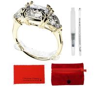 Chrome Cherry Invisible Clip-On Ring Size Adjusters (set of 20) + Jewelry Care Kit
