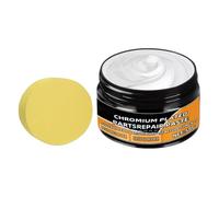 Chrome Cleaner - 50g Chrome Renewal Compound, Scratch Repair Metal Brightening Cream, Rust Eliminating Electroplating Maintenance Formula Supporting Reflective Appearance Recovery,Refinishing Solution
