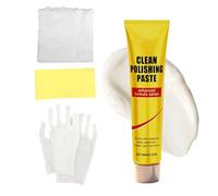 Chrome Cleaner, 60 g Polishing Cream with Long-Lasting Effect, Brass Cleaner, Metal Cream, for Care and Restoration of Silver, Chrome, Copper, Aluminium, Watches