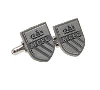Chrome Cufflinks - Manchester City F.C