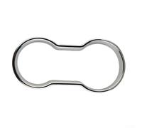 Chrome Cup Drink Holder Cover Trim Bezel for Vauxhall for mokka 2012-2018, Silver ABS Interior Accessory Ring with Easy Install Tape