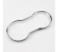 Chrome Cup Holder Center Console Cover Trim, for Buick for Encore and for Opel for Mokka 2012-2018, Chrome-Plated ABS Interior Decorative Ring, Right Hand Drive Models