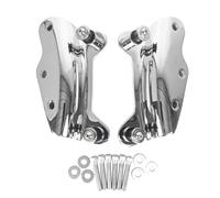 Chrome Detachable 4-Point Docking Hardware Kits Compatible for Harley Davidson Touring 2009-2013 Road King Electra Glide Street Glide Back Rest FLHR FLHX FLHT FLTR