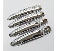 Chrome Door Handle Cover Accessories Plastic Imitation Carbon Fiber For NISSAN For QASHQAI J11 2014-2019(Style 1)