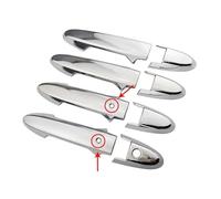 Chrome Door Handle Cover Decoration Trim Protection Sticker Car Part for City GM4 GM5 GM6 2014-2020 Exterior Part(Style 2)