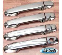 Chrome Door Handle Trims Stainless Steel Fits Toyota Auris, Type E180, 2012-2019