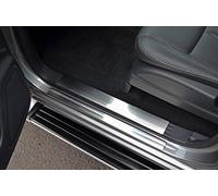 Chrome Door Sill Trim Covers Protectors Set To Fit Navara NP300 (2015+)