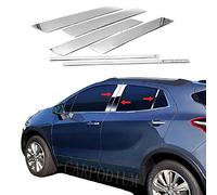 Chrome Door Window Pillar Trim 6 pcs For VAUXHALL OPEL MOKKA/MOKKA X 2012-UP