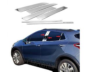 Chrome Door Window Pillar Trim 6 pcs For VAUXHALL OPEL MOKKA/MOKKA X 2012-UP