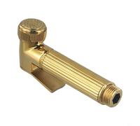 Chrome Douche Bidet Toilet Spray - Shattaf Muslim Shower Head - Handheld Zinc Alloy Bathroom Water Sprayer with Trigger Control(Gold)