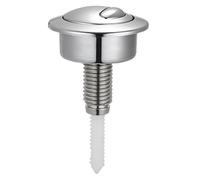 Chrome Dual Flush Push Button Compatible Replacement for Twyford, Siamp Optima 49 Toilet Cistern Flush Valve