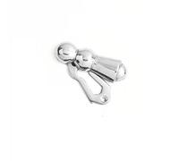 Chrome Dundas Covered Door Escutcheon