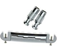 Chrome Electric Guitar Wrap Around Bridge Tailpiece for Les Paul LP Junior