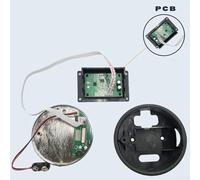 Chrome Electronic Safe Lock Kit with Digital Keypad, Solenoid Mechanism, and 2 Override Keys, Compatible with Most Home, Hotel, and Cab