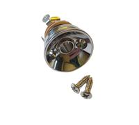 Chrome Electrosocket Jackplate with Pure Tone Full-contact Output Jack