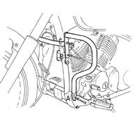 Chrome Engine Guard for Yamaha XVS 650 Drag Star (1996-2003)