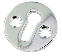Chrome Escutcheon Plain 35mm
