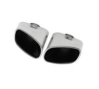 Chrome Exhaust Dual Tail Pipe Muffler Tip For X5 E70 2000 2001 2002 2003 2004 2005 2006 2007-2016 2pcs Stainless Steel HBGURM