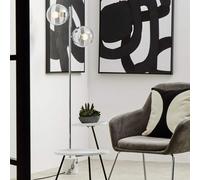 Chrome Finish 2 Light Floor Lamp | Revive