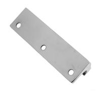 Chrome Finish Stopbar Tailpiece Designed For Six Seven And Twelve String Flat Top Guitars Including Screws For Easy Installation(6 String)