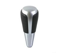 Chrome-Finished Manual Shift Knob with Leather-Textured Section for Toyota For Camry 2012-2017 For Corolla 2014-2018 For RAV4 2013-2017 (A)