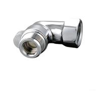 Chrome Finished Triangle Angle Valve with 1/2 Inch Threads for Toilet For Bathroom Water Supply Line Connection (Female Male)