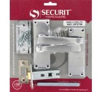 Chrome Flat Internal Pack Securit Silver One Size