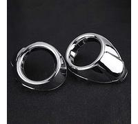 Chrome Fog Light Bezel, Protect From Debris and Scratches, Improve Brightness, Eye-catching for 2012-2014, Made of ABS, Direct Replacement for, Pair of Front Bumper Fog Lamp