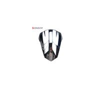 (Chrome) FOR YAMAHA Motorcycle Double Bubble Smoke Windshield Windscreen Screen