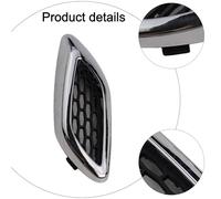 Chrome Front Air Vent Grille Trim Molding Set (2-Piece) for Levante - Direct Replacement Plastic Exterior Grille Trim