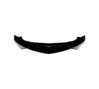 Chrome Front Bumper Upper Molding Trim FIt For Alfa Romeo Giulia 952 2015-2024 Spoiler Splitter Deflector Guards Body Kit Tuning Front Bumper Lip Diffuser Front Bumper Lip Fit(Glossy Black)