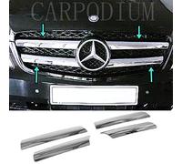Chrome Front Grill 4pcs S.STEEL For Mercedes VITO W639 FACELIFT from 2010 to 2014