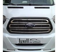 Chrome Front Grill Cover Set for Transit Van [3 Pieces]