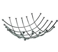Chrome Fruit Bowl Nest/Fruits Basket 25x10