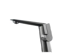 Chrome/Gun Gray hot and Cold Dual-use Basin Faucet Bathroom Toilet Light Luxury wash Under The Counter(Grey,G9/16)